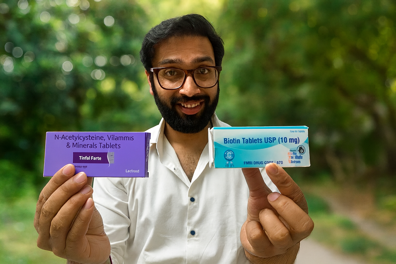 Pradhan Mantri Biotin Tablet vs Leeford Tinfal Forte – Which Is Better for Hair, Skin, and Nails?