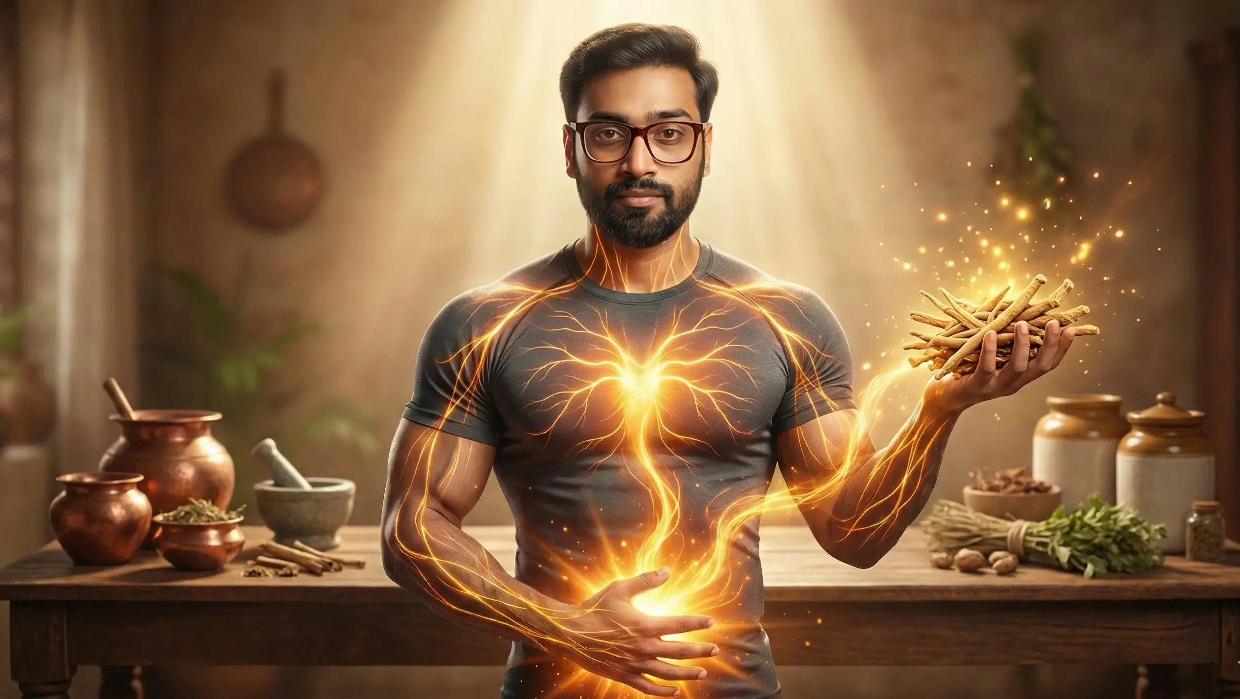 The 5-Herb Ayurvedic herbs for men: A 60-Day Guide to Natural Strength & Vitality