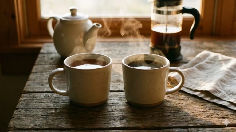 tea and coffee consumed moderately as happy hormone foods for focus and alertness