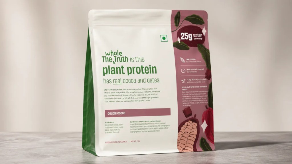 The Whole Truth Plant Protein Isolate among the best plant protein in India