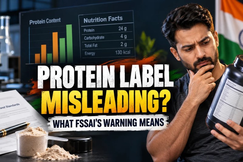Is Your Protein Powder Label Misleading? What India’s FSSAI Warning Means